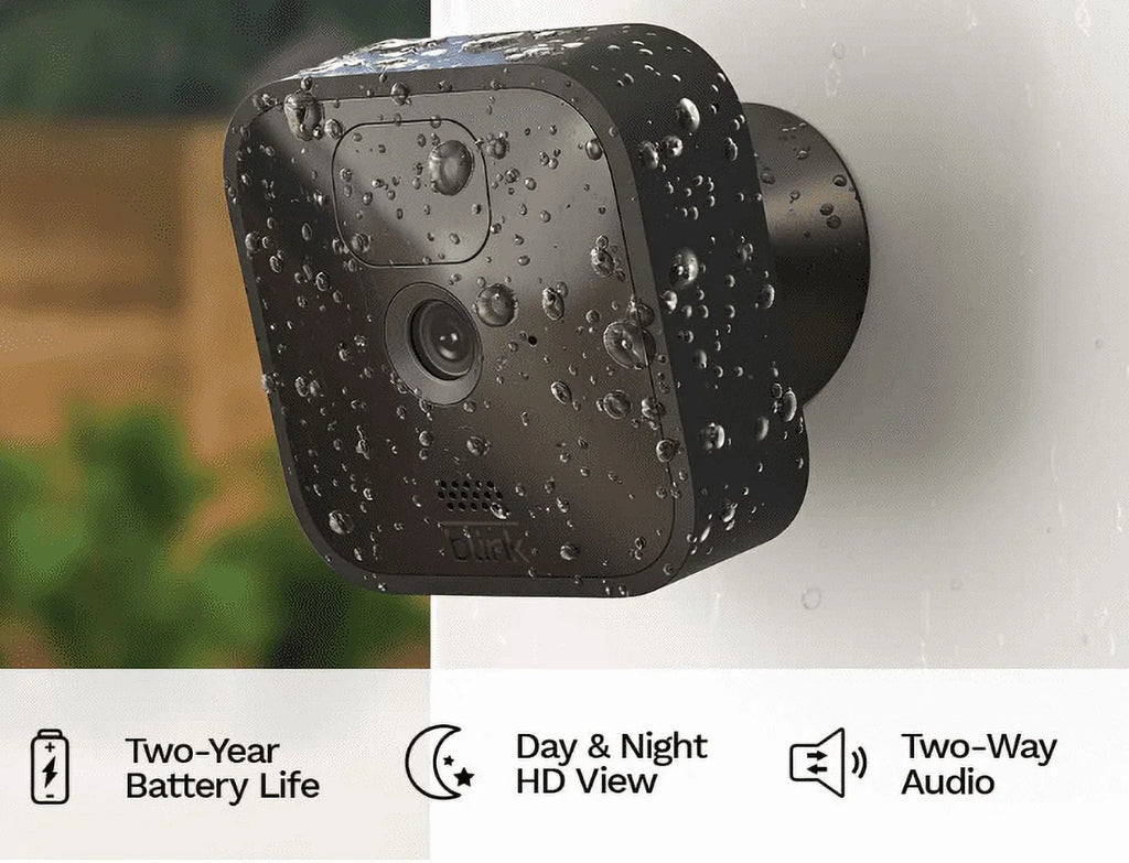 Blink_Outdoor Security 2 Camera Kit with Local Storage Bundle | Includes Blink_2_Camera System, 32GB VIECAM USB Drive and Cleaning Cloth