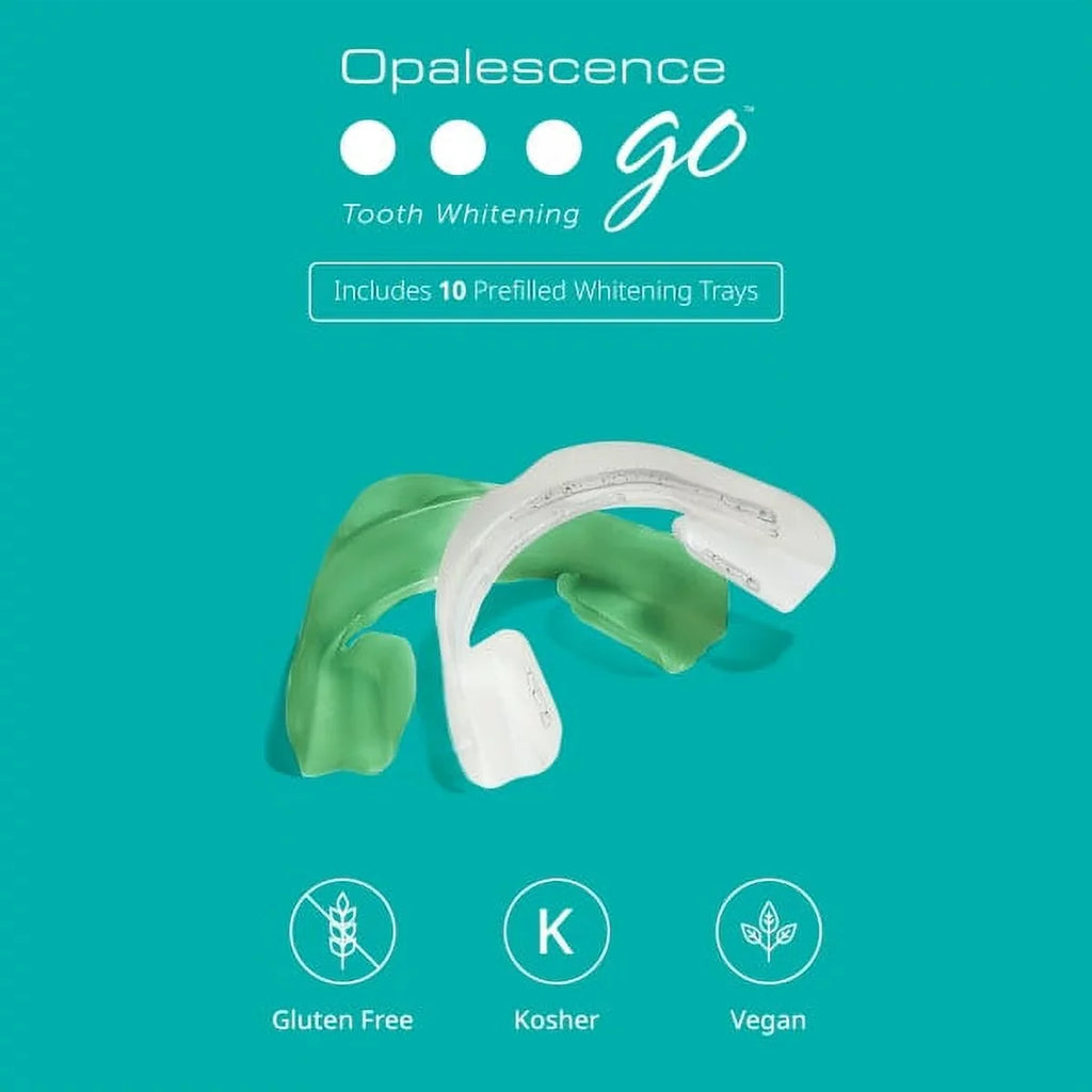Opalescence Toothpaste And Opalescence Go 10% Mint Whitening Trays
