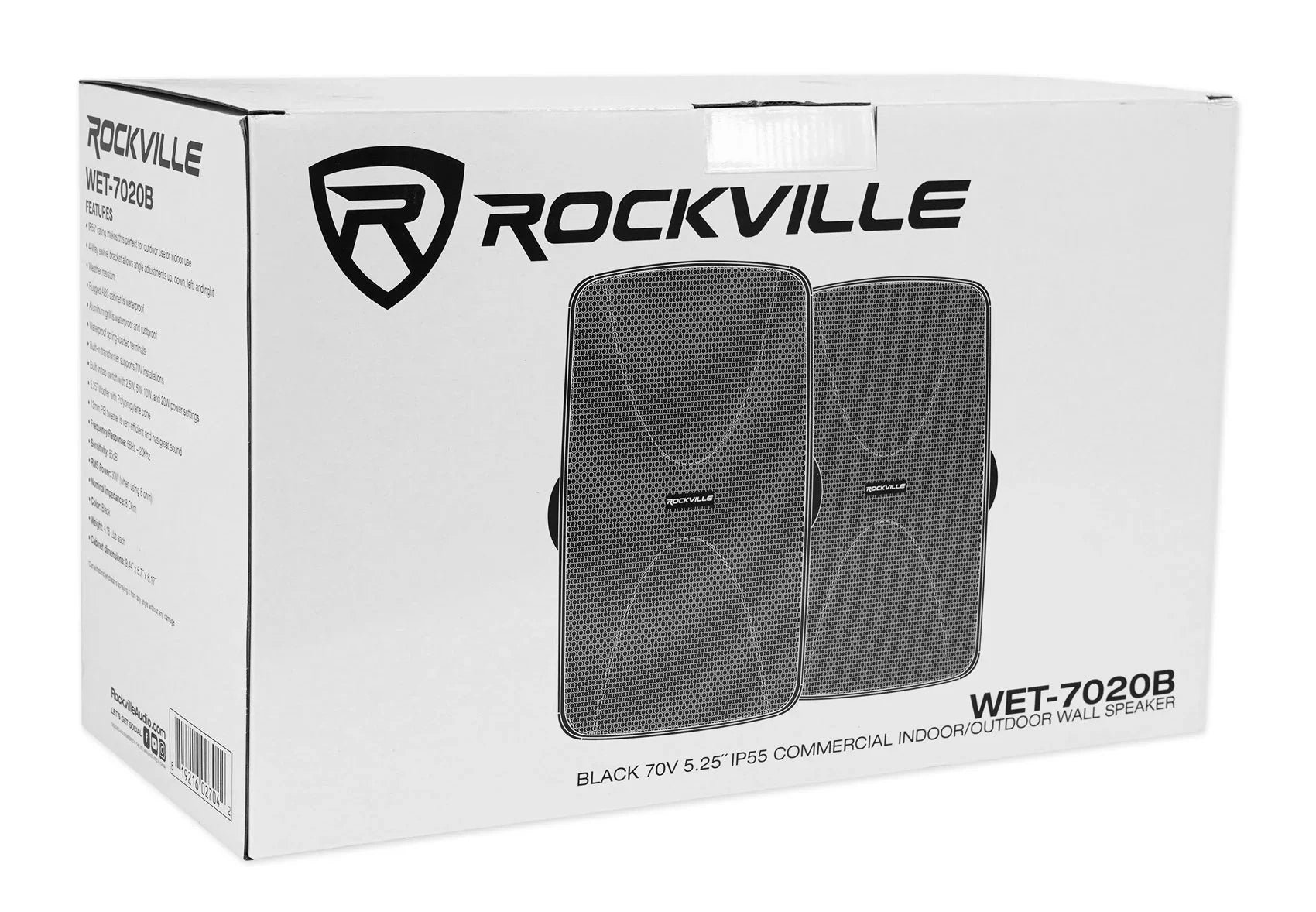 Rockville ROCK MATRIX Multi Room Home Receiver+6) Ceiling+2) Midnight Wall Speakers
