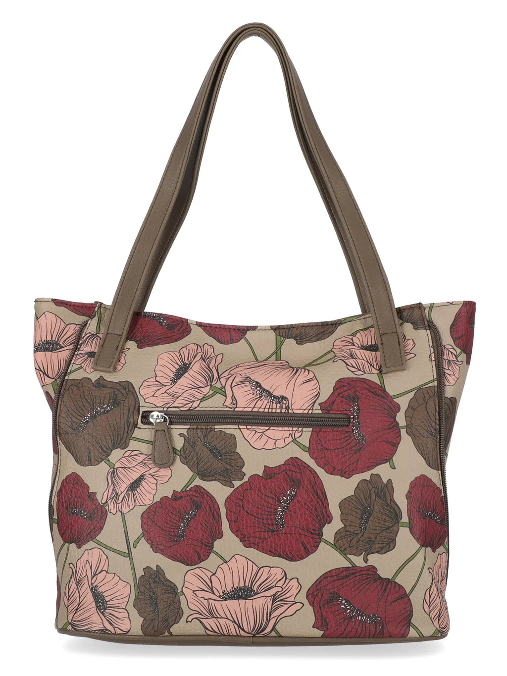Koltov Vegan Leather Emily East West Tote, Marbella / Bay Leaf