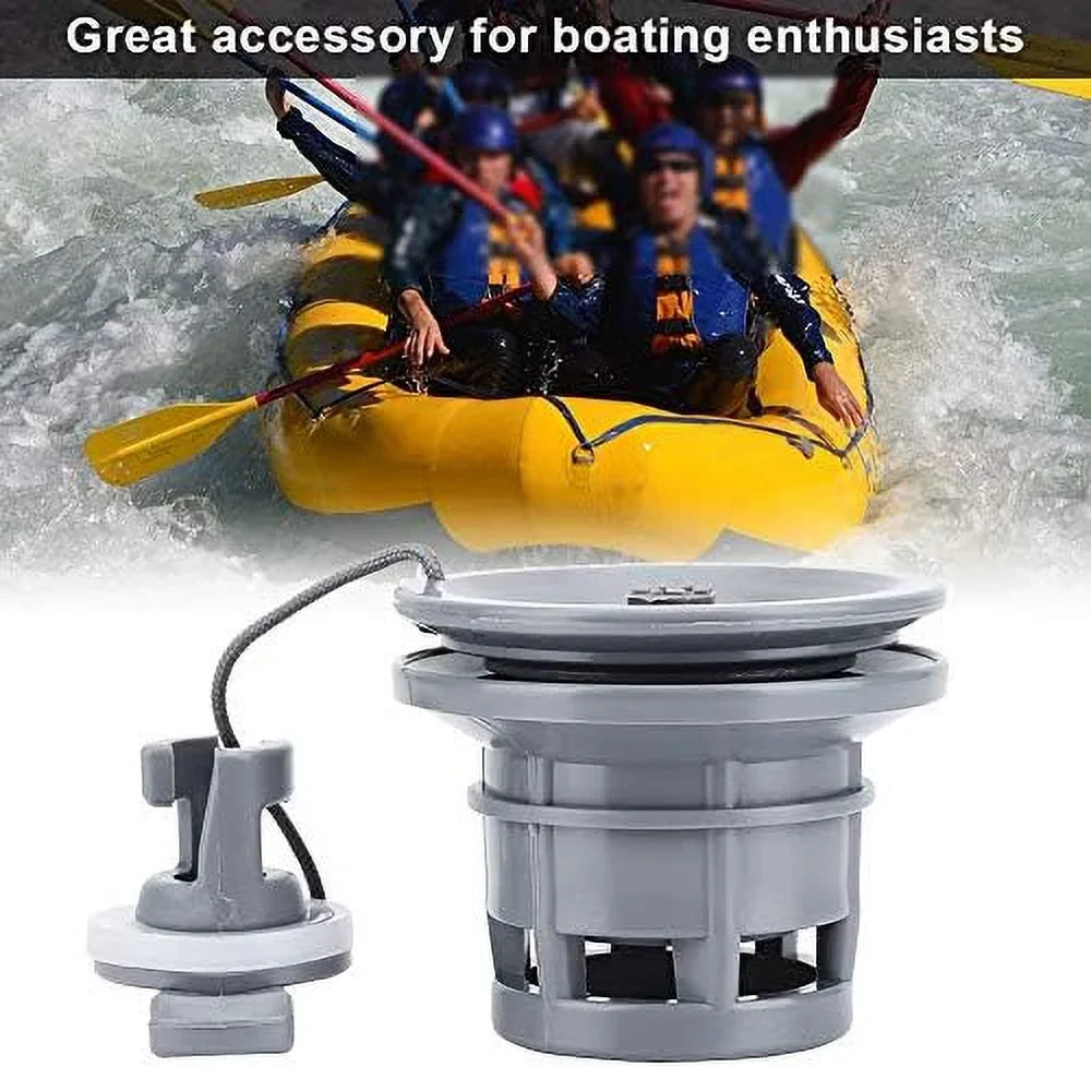 Boat Air Valve, Air Plugs PVC Durable Air Gas Valve Cap Gentlemen for Inflatable Boat Dinghy Kayak Canoe