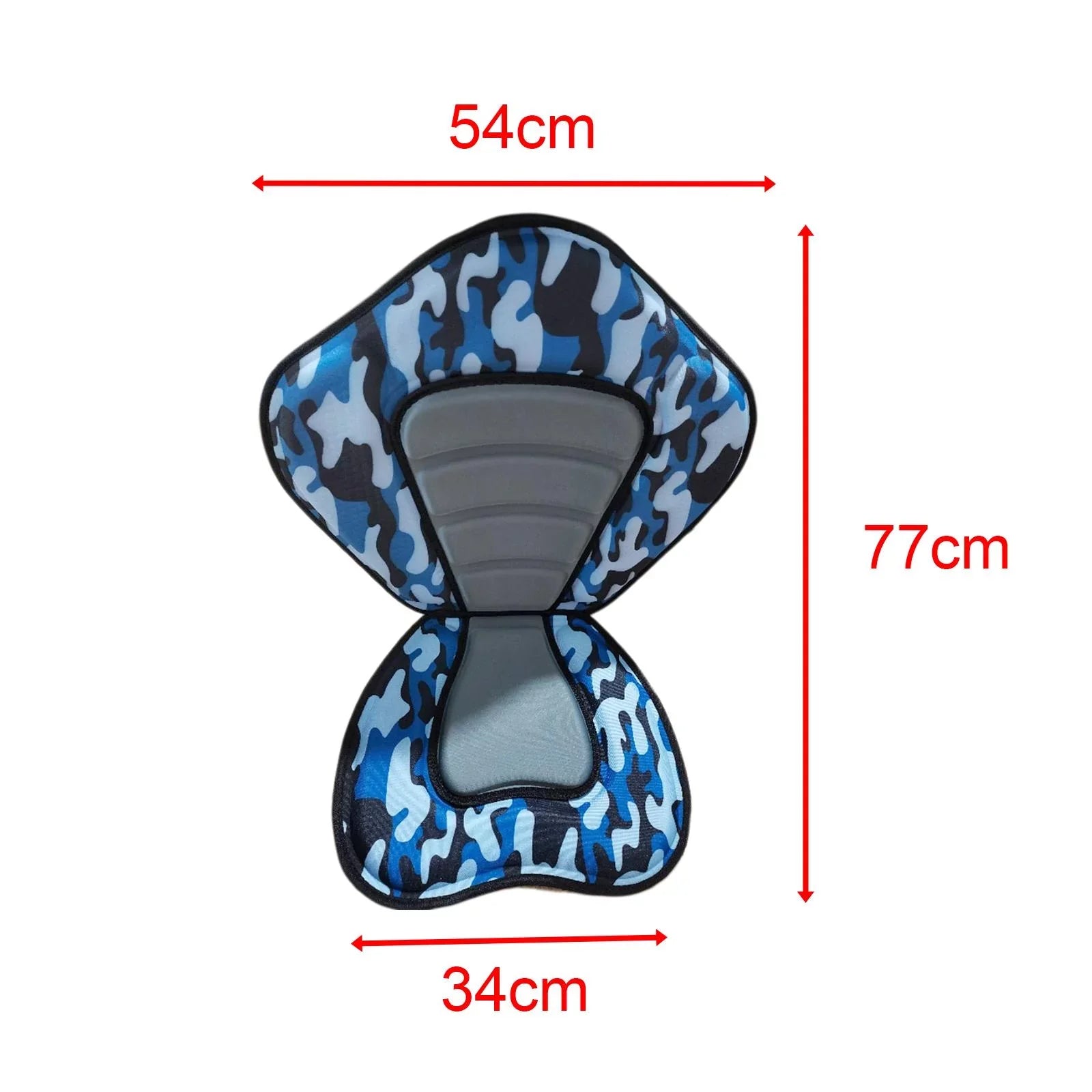 Kayak Seat Back Support Sitting Pad Adjustable Strap Bleacher Chair Detachable Stand up Paddleboard Seat Fishing Boat Seat for Kayaks Canoes