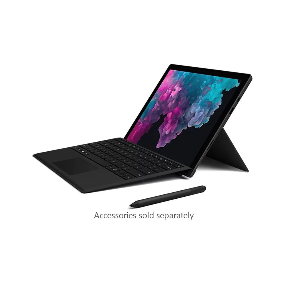 Microsoft surface pro-6 retail tablet intel:i7-8650u/ci7-1.90 16GB/onboard 512GB/SSD 802.11ac+bt 2xwebcam intel-UHD620 12.3pixelsense/touch (pen not included) Windows 10 Home 64-bit Dark