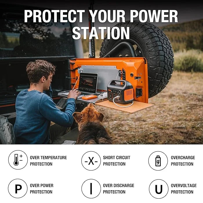 Jackery Portable Power Station Explorer 240, 240Wh Backup Lithium Battery, 110V/200W Pure Sine Wave AC Outlet, Solar Generator For Outdoors Camping Travelling And Emergencies