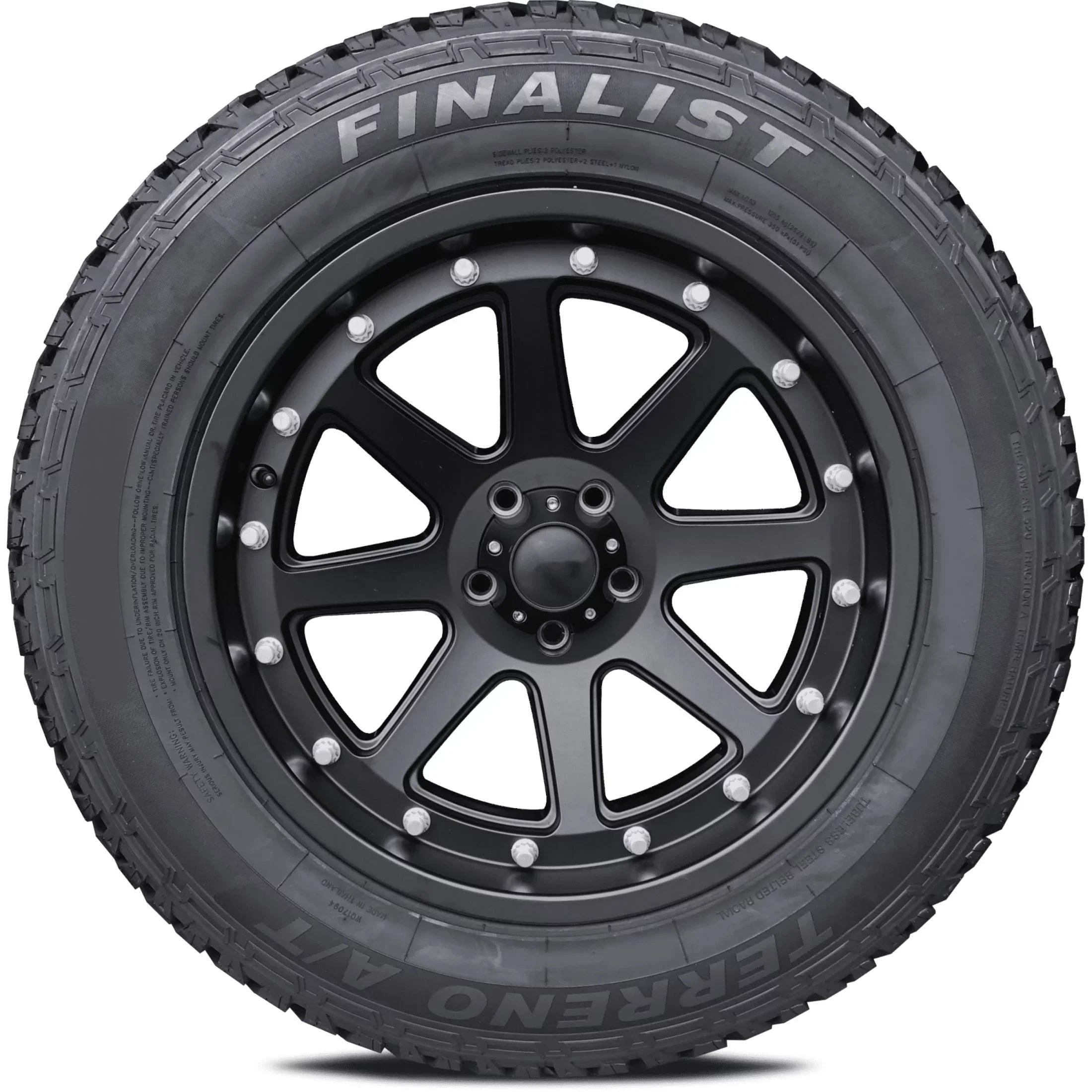 Finalist Terreno A/T LT235/85R16 10 Ply 120R Load Range E SUV Light Truck All Season All Terrain Tire 235/85/16 (Tire Only)