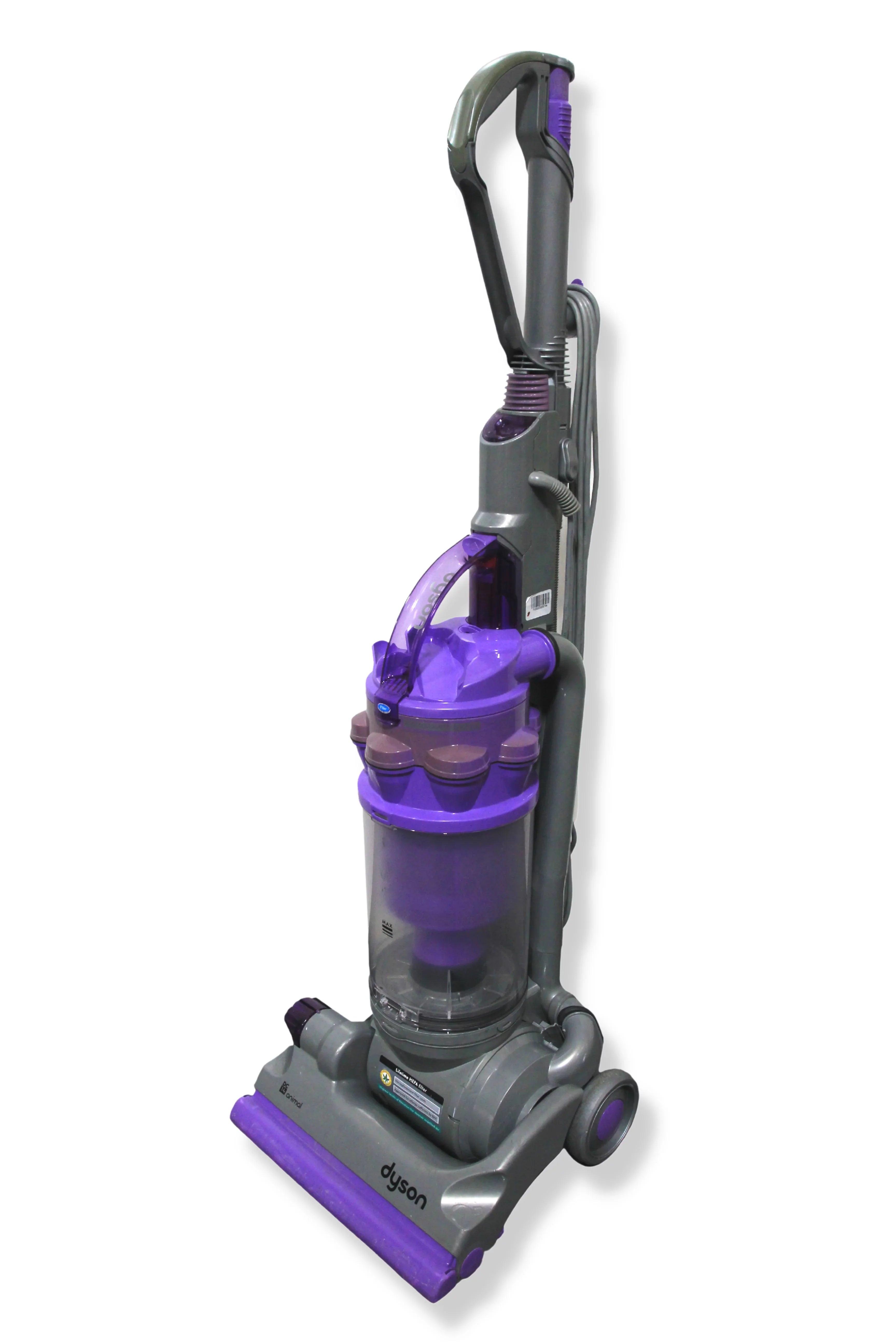Restored Dyson DC14 Hepa Purple Upright Hoover Vacuum Cleaner (Purple) (Refurbished)