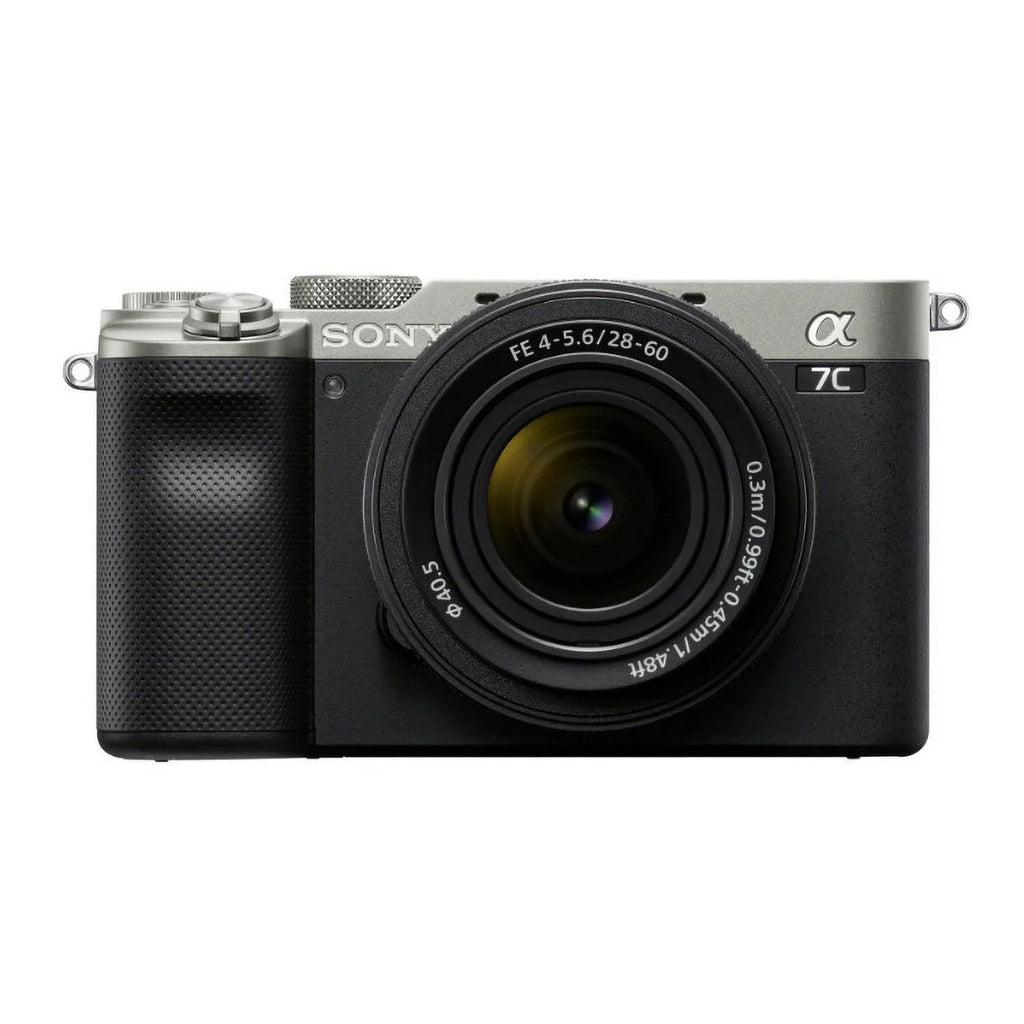 Sony Alpha a7C Mirrorless Camera with FE 28-60mm Lens (Silver) Essentials Bundle
