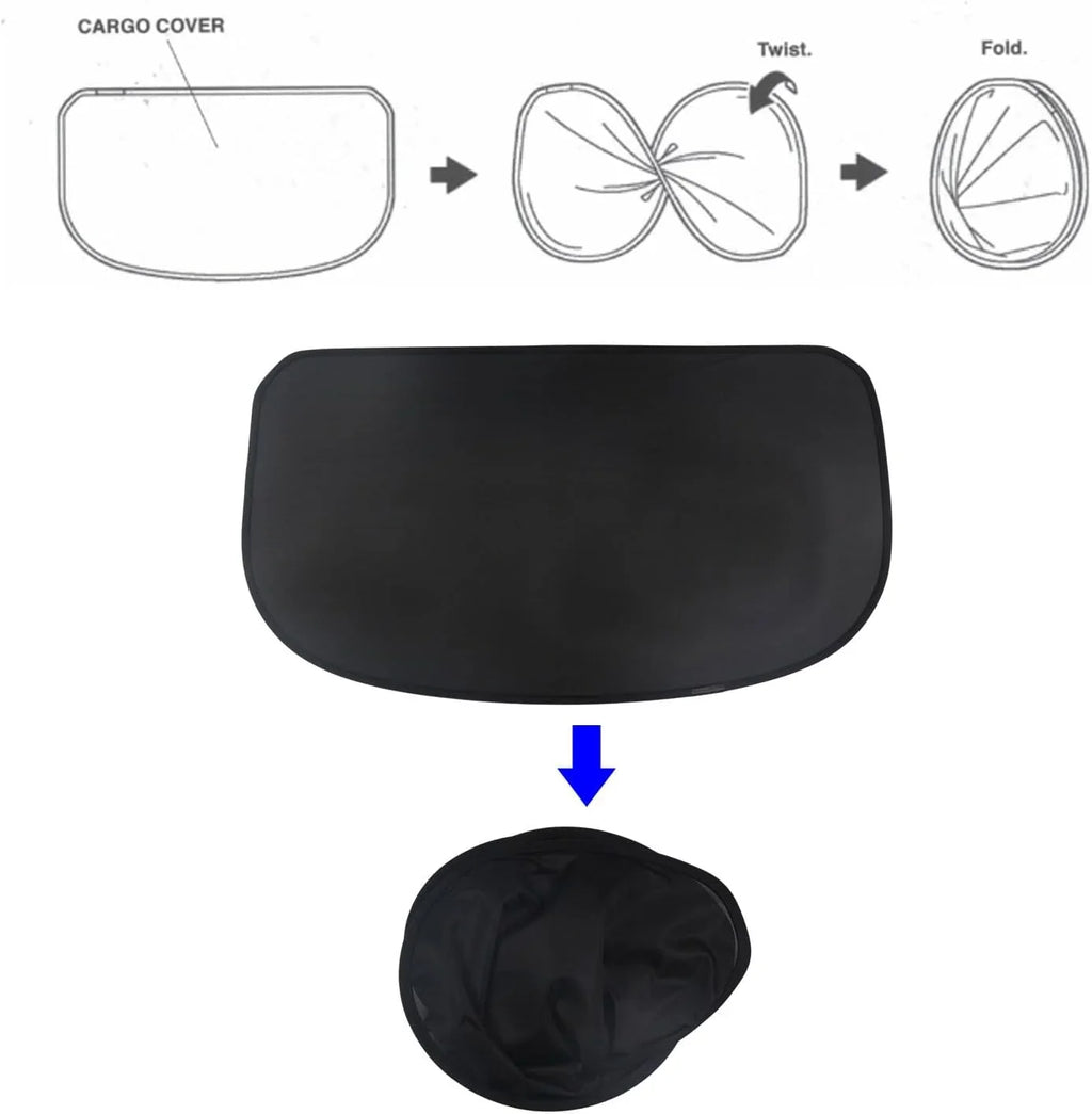 Fit 2023 2024 Honda HR-V Soft Mesh Cargo Cover for Honda HR-V 2023-2024 Suv Accessory Dark Rear Trunk Shade Privacy OE Style