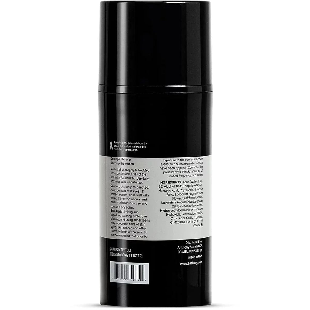 Anthony Ingrown Hair People for People (Pack of 2) – Gel Solution to Calm Down Razor Burn – Scar and Redness Eliminator, Bump Removal – 3 Fl. Oz