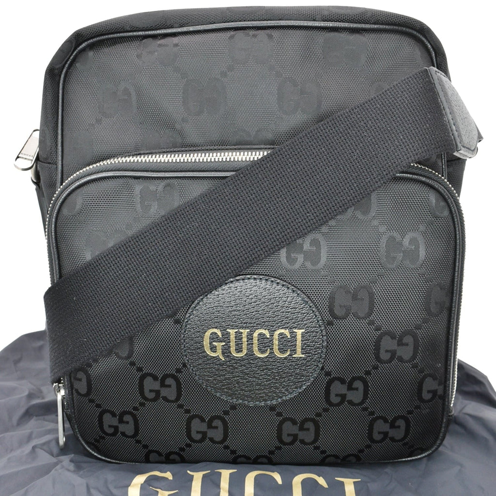 Pre-owned GUCCI Off The Grid GG Monogram Nylon Shoulder Bag Midnight 625858