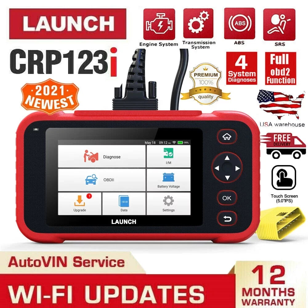 LAUNCH CRP123i OBD2 Scanner Diagnostic Code Reader ABS SRS Engine Transmission TOOLS