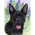 Carolines Treasures Australian Kelpie Flag Canvas House Size
