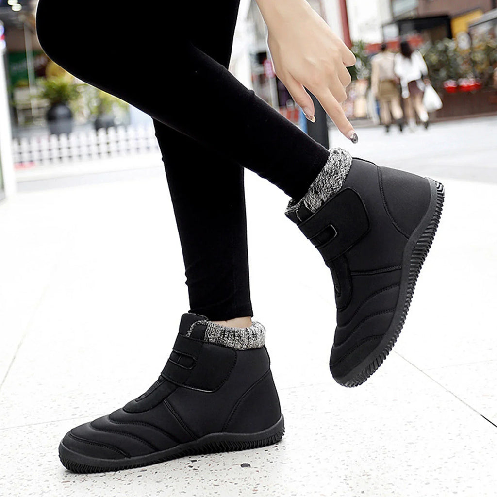 Individuals Winter Plus Cotton Thickened High Top Casual Cotton Boots Outdoor Fashion Warm Snow Boots Winter Snow Boots Gentlemen Water Proof Snow Boots for Gentlemen Size 12 Wide Width People Snow Boots Size 12