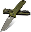 Benchmade 537GY-1 Bailout Axis Tanto Grey Coated Plain 3.38in Blade Knife