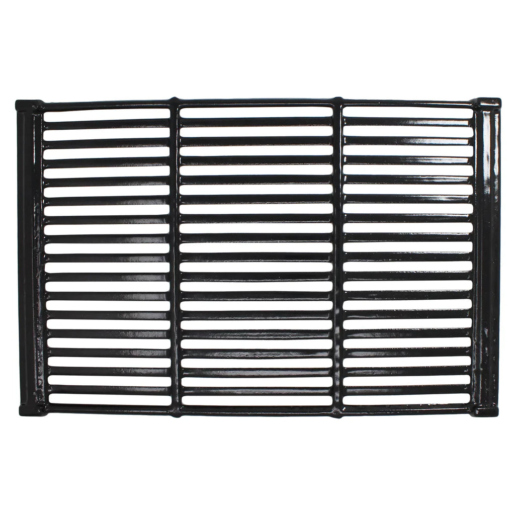 2 BBQ Grill Cooking Grates & 3 Heat Shield Plate Tent Gentlemen Parts for Charmglow 810-6320-B - Compatible Barbeque Porcelain Enameled Cast Iron Grid 19" & Flame Tamer, Flavorizer Bar