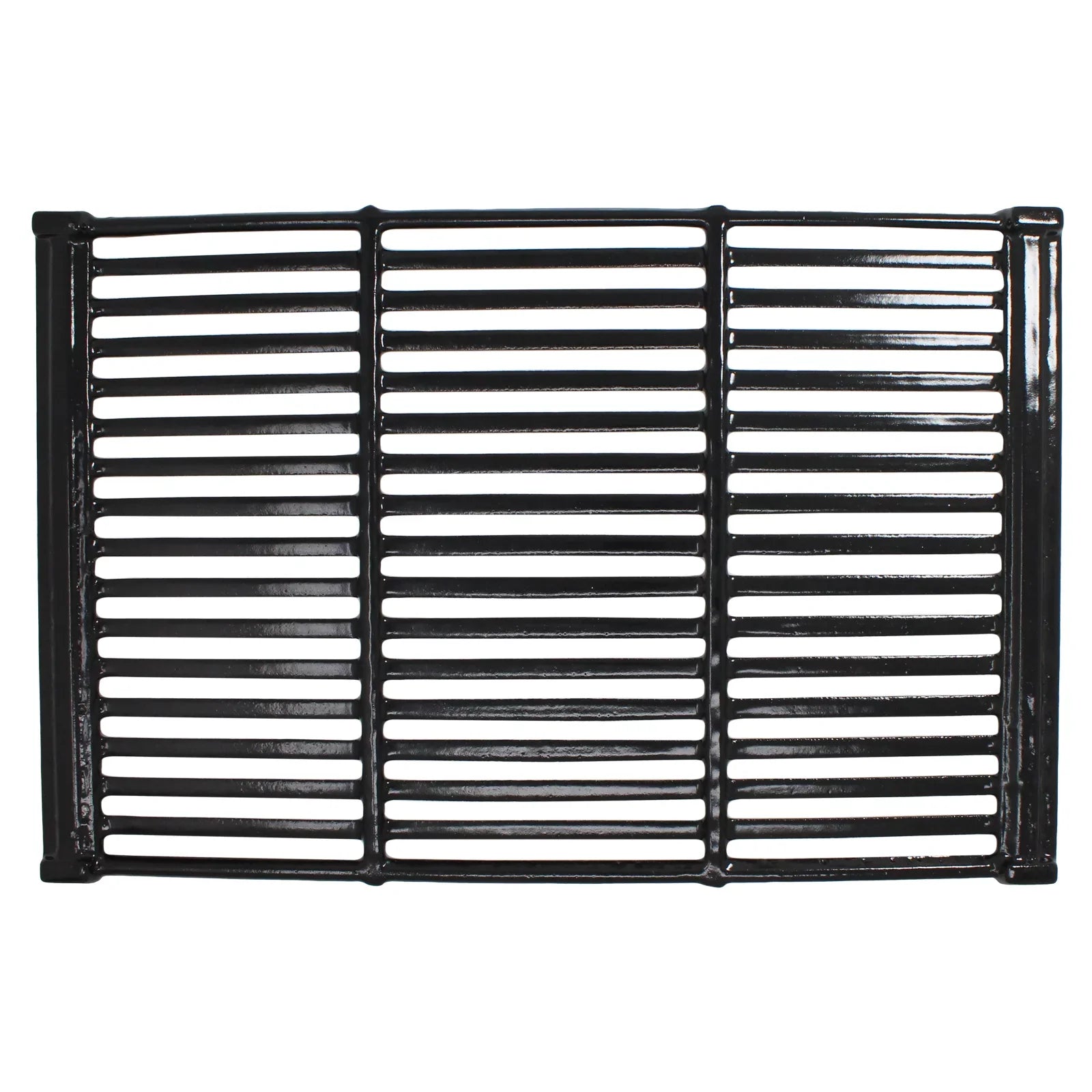 2 BBQ Grill Cooking Grates & 3 Heat Shield Plate Tent Gentlemen Parts for Charmglow 810-6320-B - Compatible Barbeque Porcelain Enameled Cast Iron Grid 19" & Flame Tamer, Flavorizer Bar