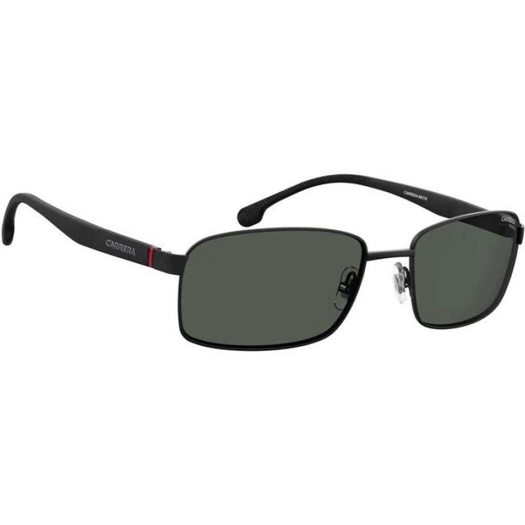Carrera Individuals 8037/S Rectangular Sunglasses, Ebony Gray, 58mm, 18mm