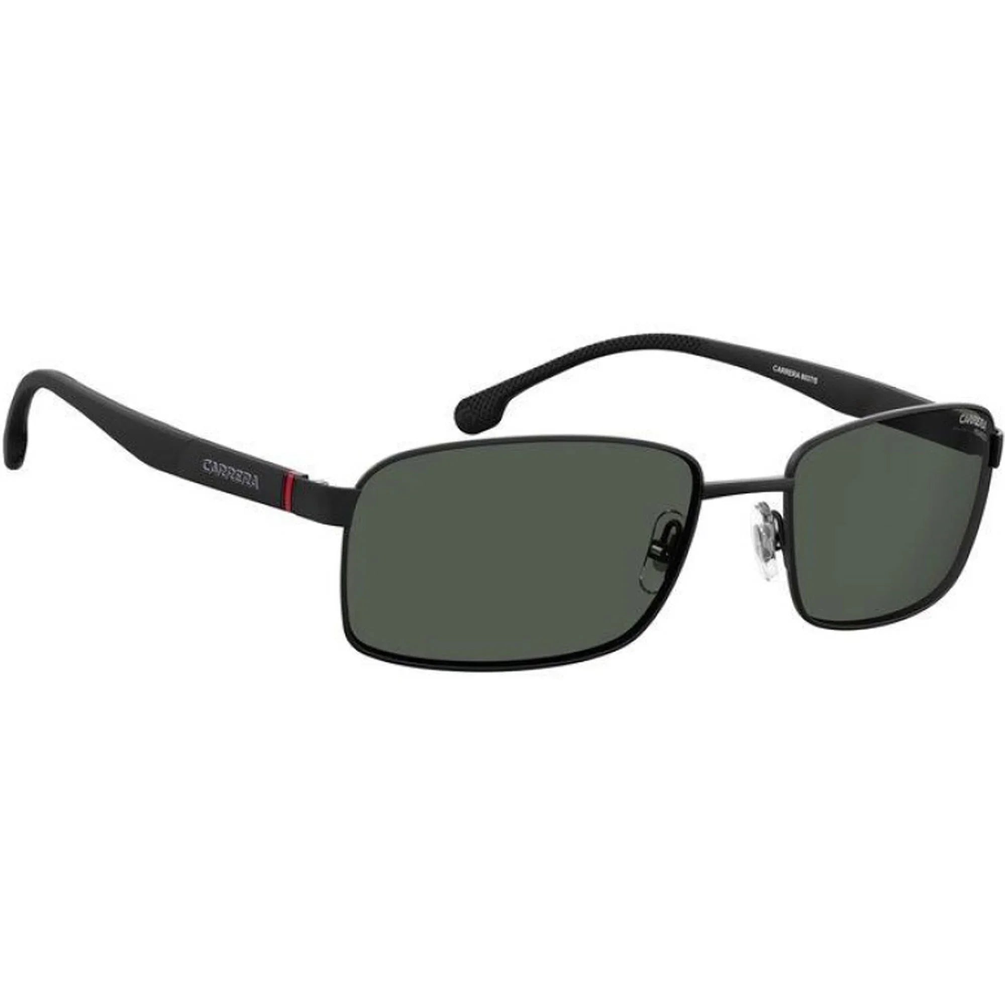 Carrera Individuals 8037/S Rectangular Sunglasses, Ebony Gray, 58mm, 18mm