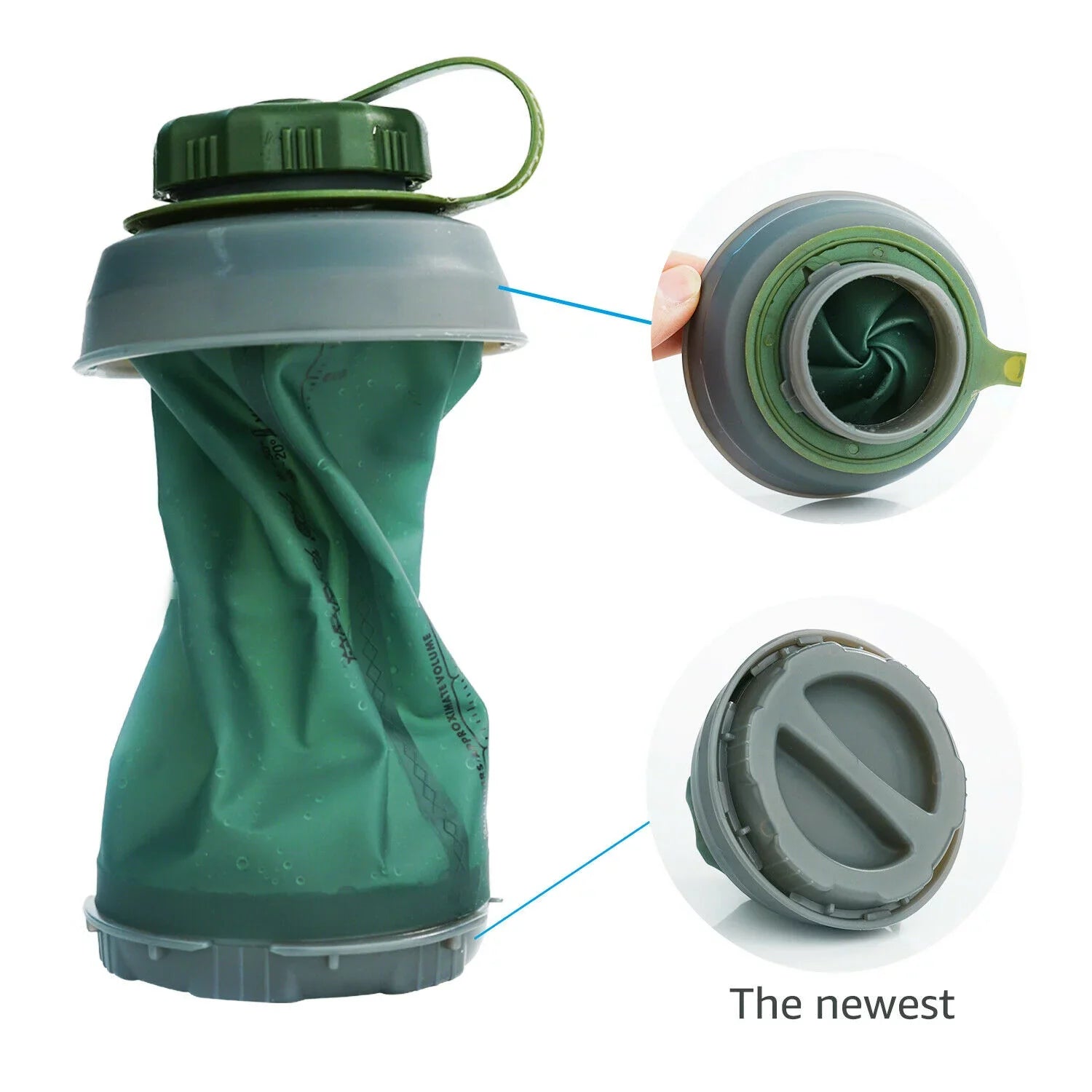 Outdoor Sports 750ml Hollow Fiber UF Collapsible Water Purifier Filter Bottle