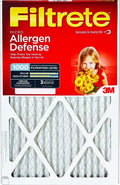 3M 9801-2PK-HDW Filtrete Furnace Filter, Allergen Defense Red Micro or Micron or Microfiber Pleated, 16x25x - Quantity 3