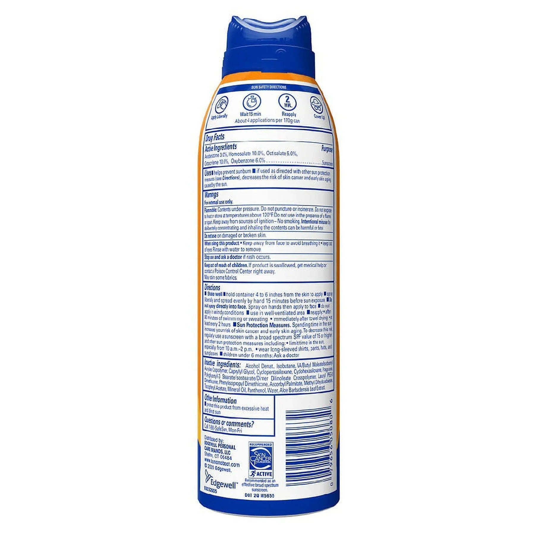 Banana Boat Ultra Sport Clear Sunscreen Spray SPF 100