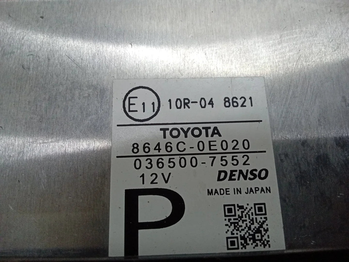 Pre-Owned 2014 Toyota Highlander Front Windshield Lane Departure Camera 8646C-0E020 OEM (Good)