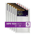 Filtrete 12x36x1, AC Furnace Air Filter, MPR 1500, Healthy Living Ultra Allergen, 6-Pack (exact People 11.69 x 35.69 x 0.78)