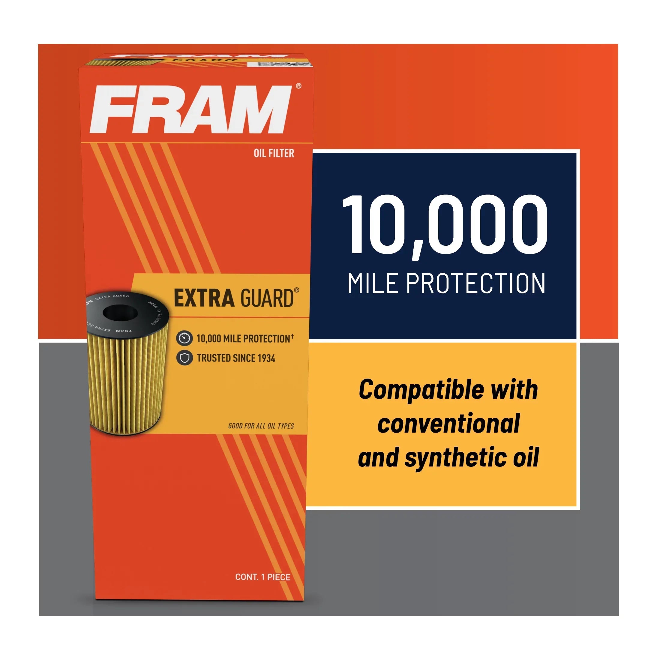 FRAM Extra Guard Oil Filter, CH9994, 10K mile Filter for Select BMW Vehicles Fits select: 2009-2013 BMW X5, 2009-2011 BMW 335