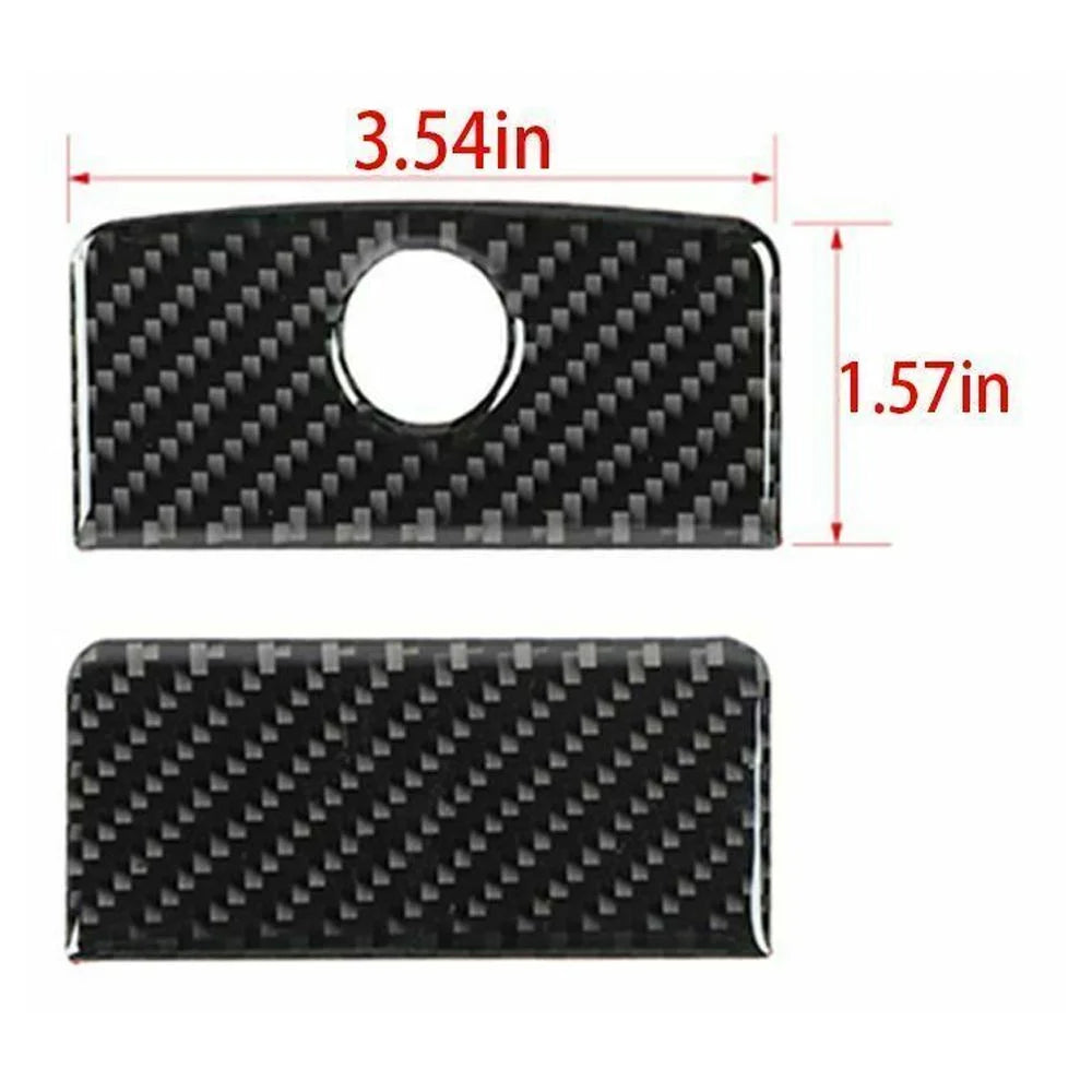 Teledu Carbon Fiber Co-pilot Storage Box Handle for Chevrolet Silverado Accessories
