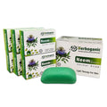 HERBOGANIC Neem Herbal Soap with Midnight Seed Oil | Natural Bar Soap for Face and Body | Vegan and Natural | Infused with Neem for Individuals and People | 5 oz. (Pack of 6)