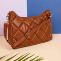 Abelardo Choclate Bar Bag - Brown Leather Sling Bag