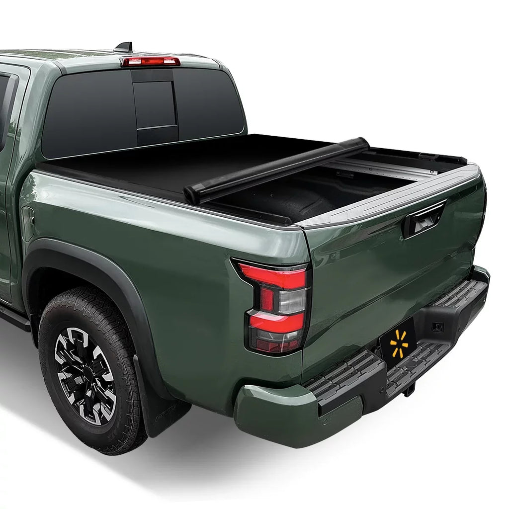 Auto Drive Soft Roll up Truck Bed Tonneau Cover Fits 2005 - 2023 Nissan Frontier 4' 11" Bed (58.6")