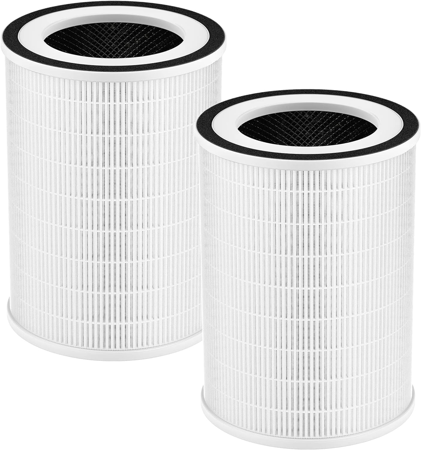 2 PCS True HEPA KILO Filter, Compatible with Afloia KILO, KILOPLUS, KILOPRO, MIRO,MIRO PRO and MORENTO MR-Kilo Air Purifier, H13 True HEPA 360° 3-Stage Filtration