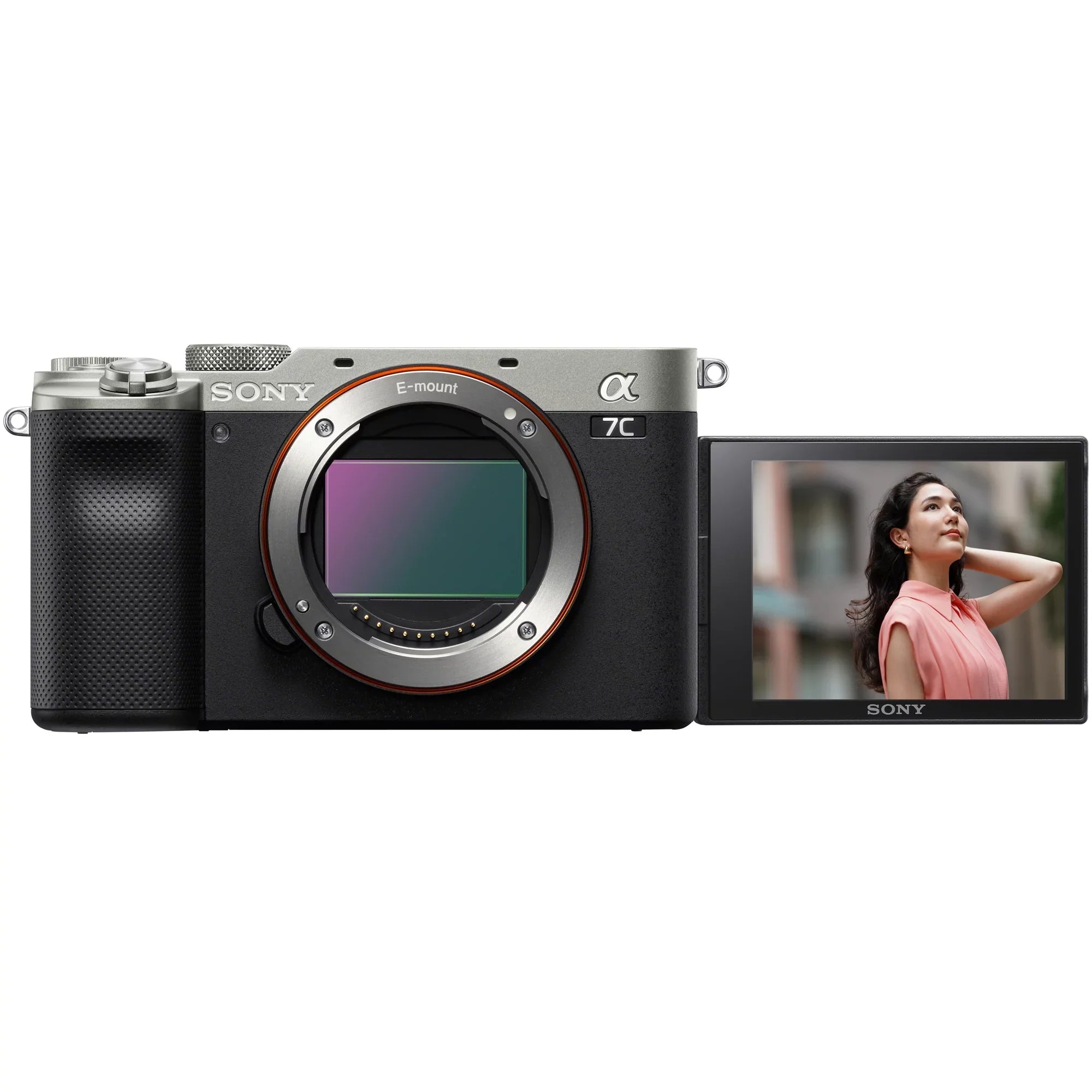 Sony a7C Mirrorless Full Frame Camera Body with Sony FE 20mm F1.8 G Lens SEL20F18G Silver ILCE7C/S Bundle with Deco Gear Photography Backpack Case , Software and Accessories