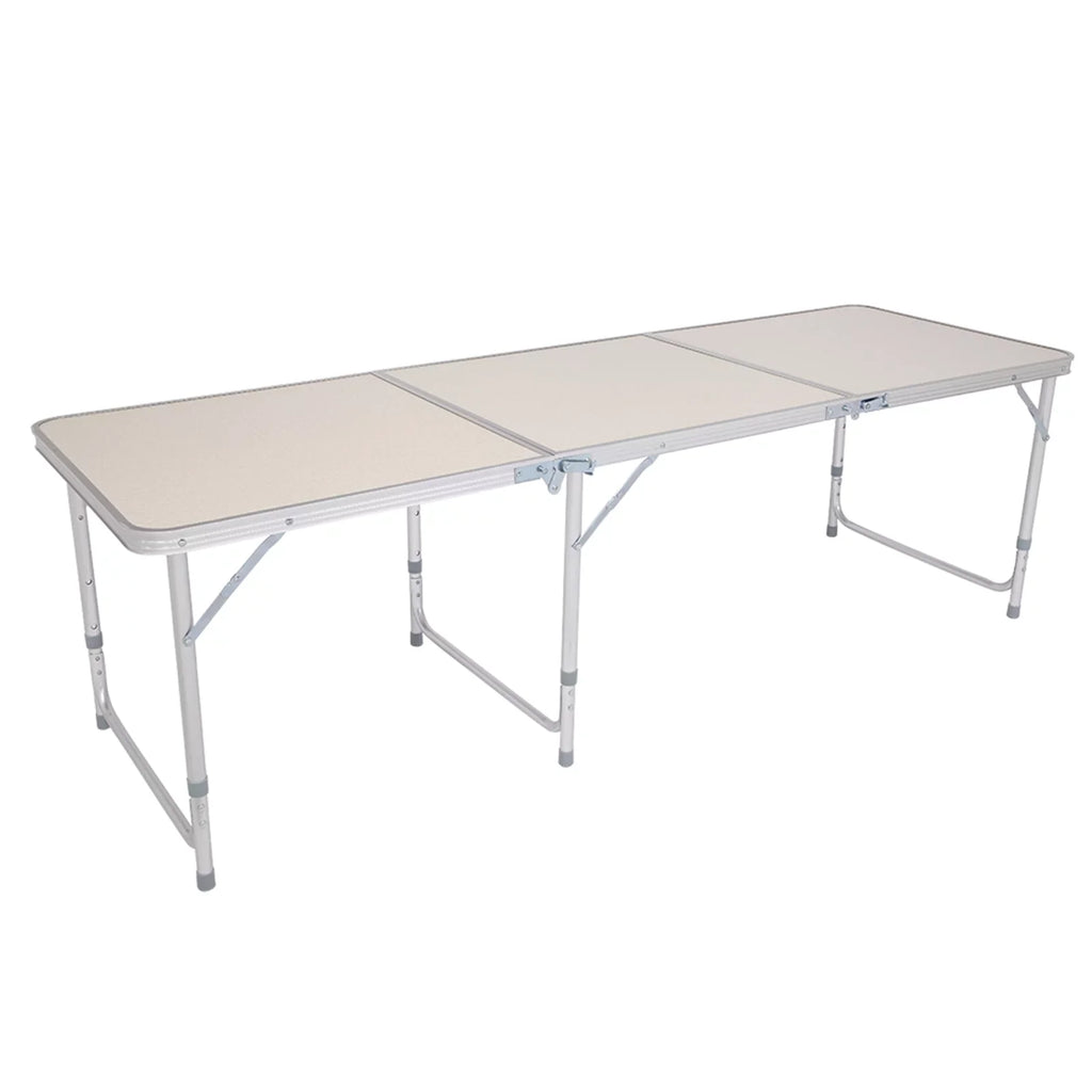 Folding Table, Aluminum Alloy Table for Indoor, Outdoor White