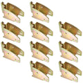 US Cargo Control Wood Final Point Socket For E Track, Create Inexpensive Shoring Beams and Load Bars For Your Enclosed Van, Truck, Or Trailer, Use With Series E Track, 10 Pack