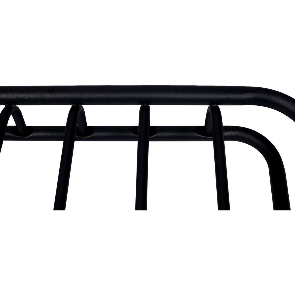 Rooftop Cargo Carrier BasketMotoring Roof RackTop Mount Roof Rack Midnight steel