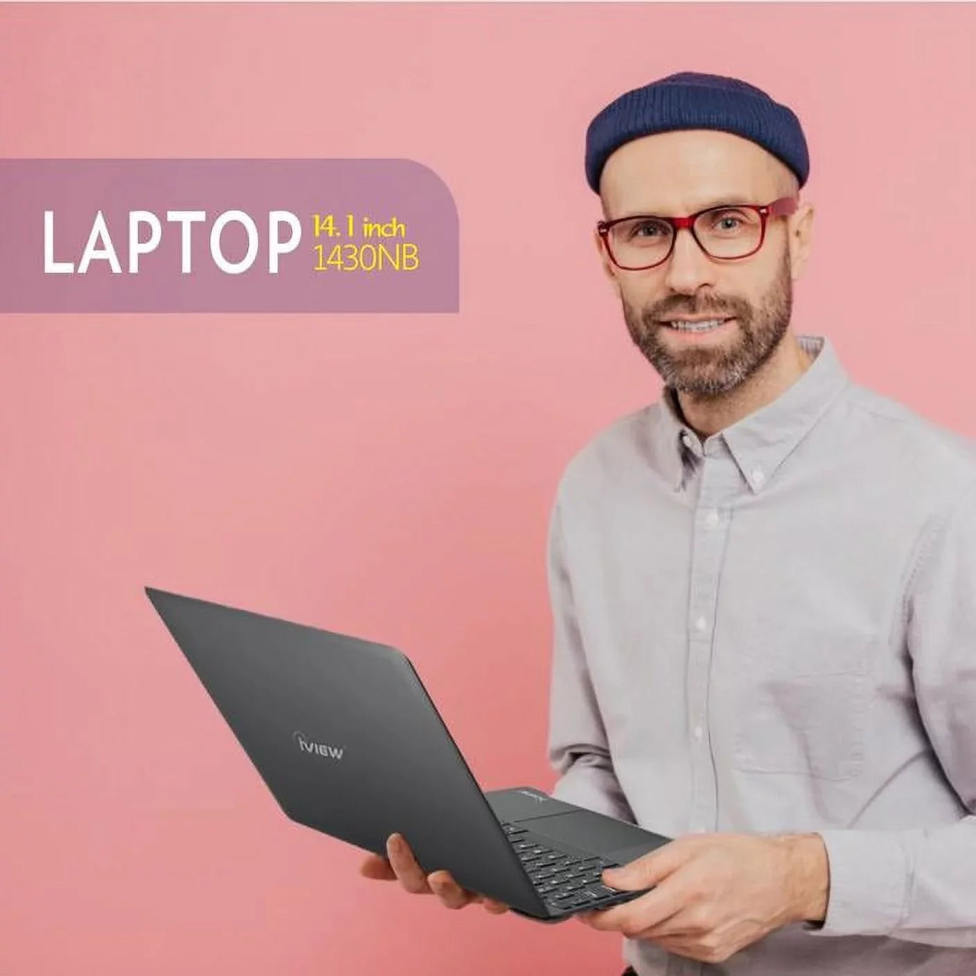 iView 1430NB-14.1in 1920x 1080 IPS High Resolution, Dual Core, 4GB/64GB and USB Mouse