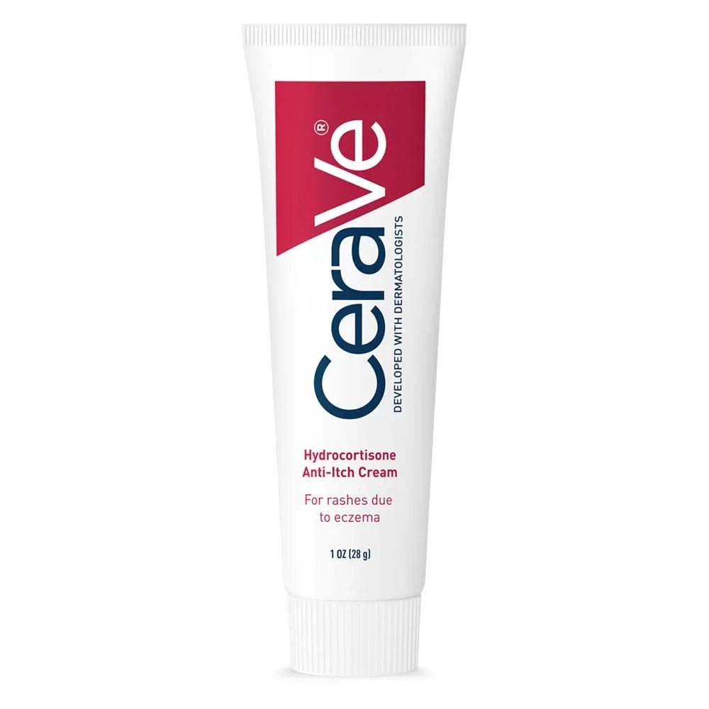 CeraVe Hydrocortisone Anti-Itch Cream - 1 oz, Pack of 4