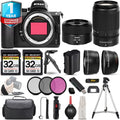 Nikon Z5 Mirrorless Camera with 50-250mm f/4.5-6.3 VR Lens + 28mm f/2.8 Lens + Handbag + 3 PC Filter Set + 64GB