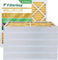 Filterbuy 20x20x4 MERV 11 Pleated HVAC AC Furnace Air Filters (6-Pack)