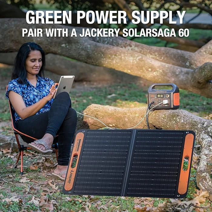 Jackery Portable Power Station Explorer 240, 240Wh Backup Lithium Battery, 110V/200W Pure Sine Wave AC Outlet, Solar Generator For Outdoors Camping Travelling And Emergencies