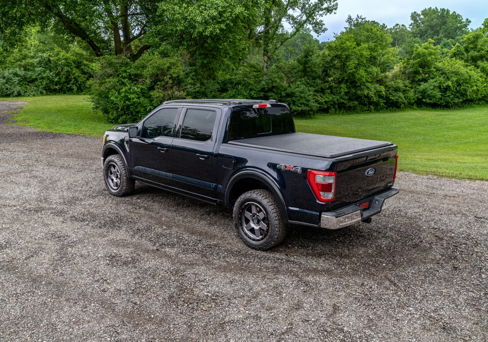 Extang by RealTruck Trifecta e-Series Soft Folding Truck Bed Tonneau Cover | 77422 | Compatible with 2019 - 2024 Dodge Ram 1500 w/ and w/o Multi-Function (Split) Tailgate 6' 4" Bed (76.3")