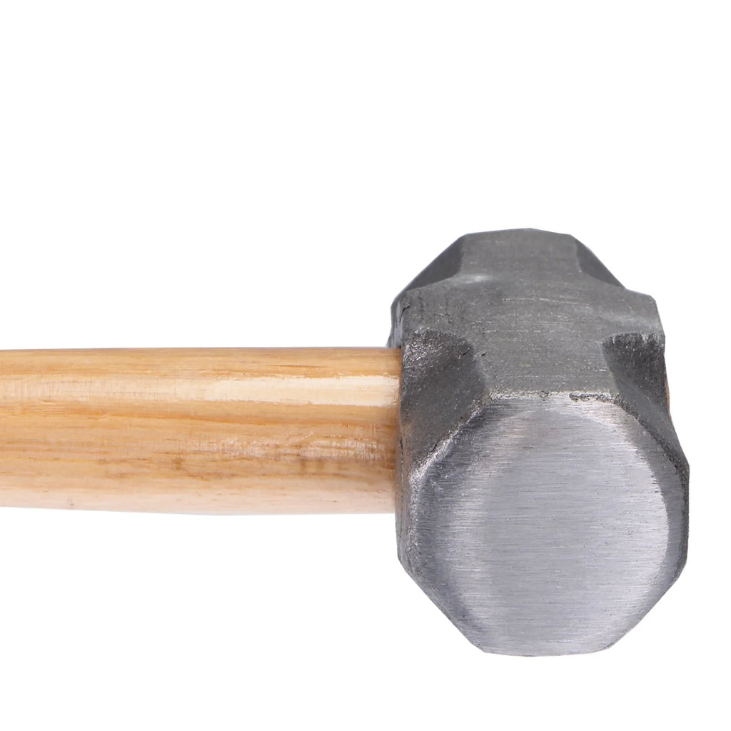Uxcell 850g Double Face Sledge Hammer Engineer Hammer with 11" Wood Handle Forged Steel Head for Home Industry