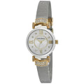 Laura Ashley Gentlemen LA31051TTG Deco Crystal Accent Two Toned Gold Mesh Watch - One Size