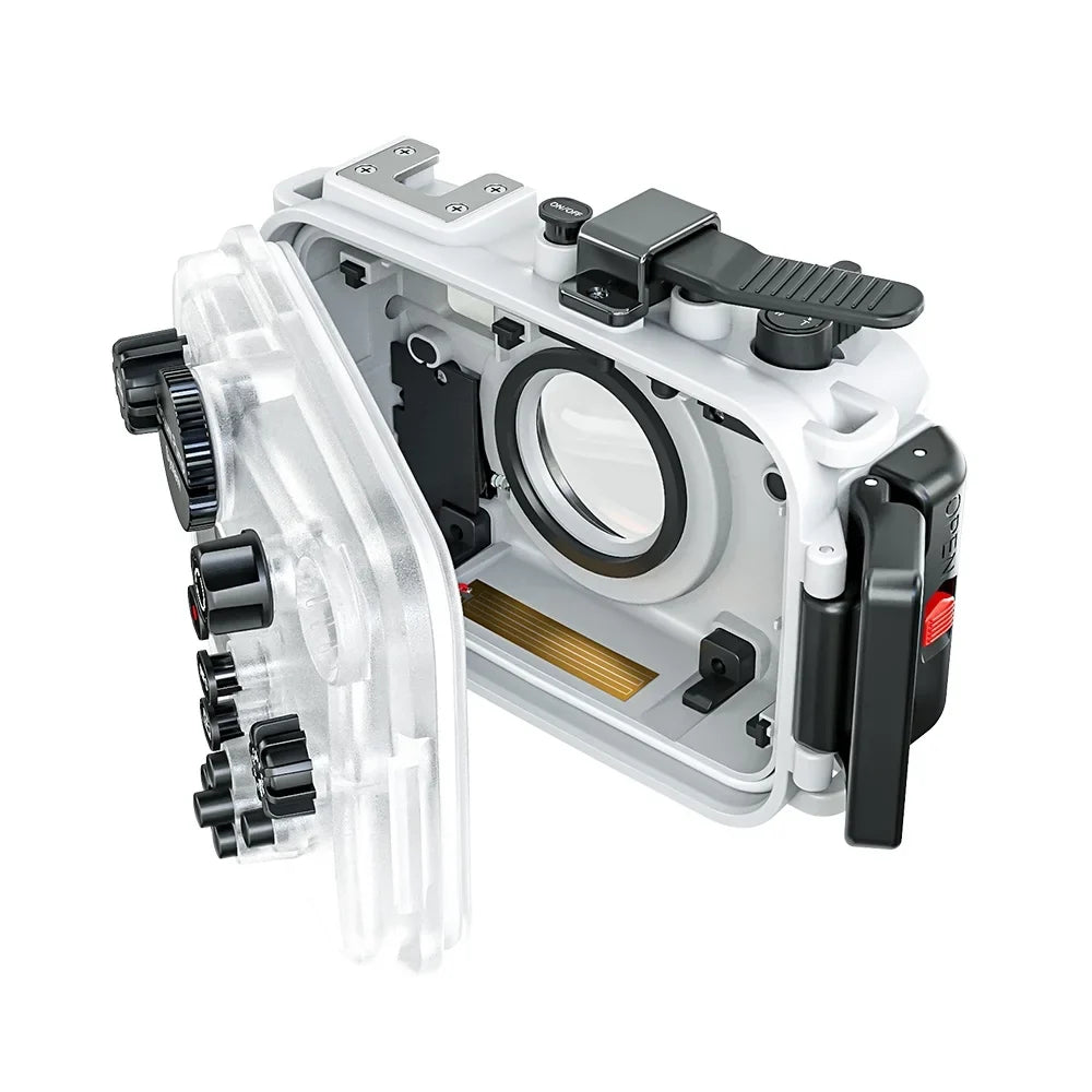 GoolRC TG 7 Camera Housing Case, Underwater 60m Diving Protective Case with Adapter
