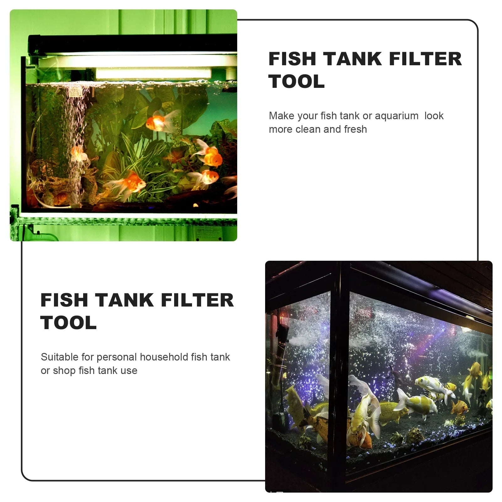 Etereauty 2pcs Fish Tank Filtration Cleaning Cubes Efficient Fish Tank Filtering Cleaners