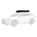 INNO BRM660BK 11 Cu. ft. 660 Series Wedge Roof Cargo Box, Gloss Dark