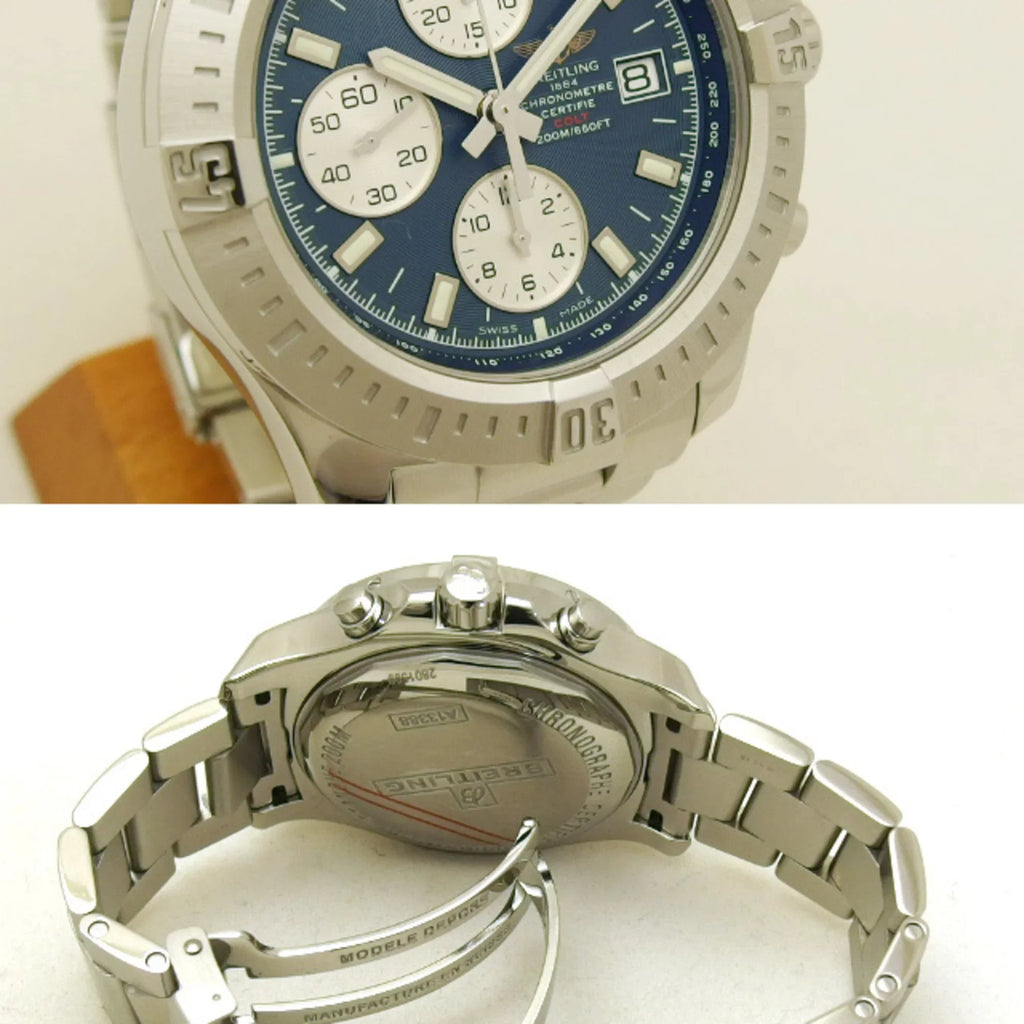 Pre-Owned Breitling Colt Chronograph Automatic Blue Face 20180210 (Good)