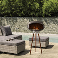 EP Light Indoor/Outdoor Bio Ethanol Tripod Fireplace